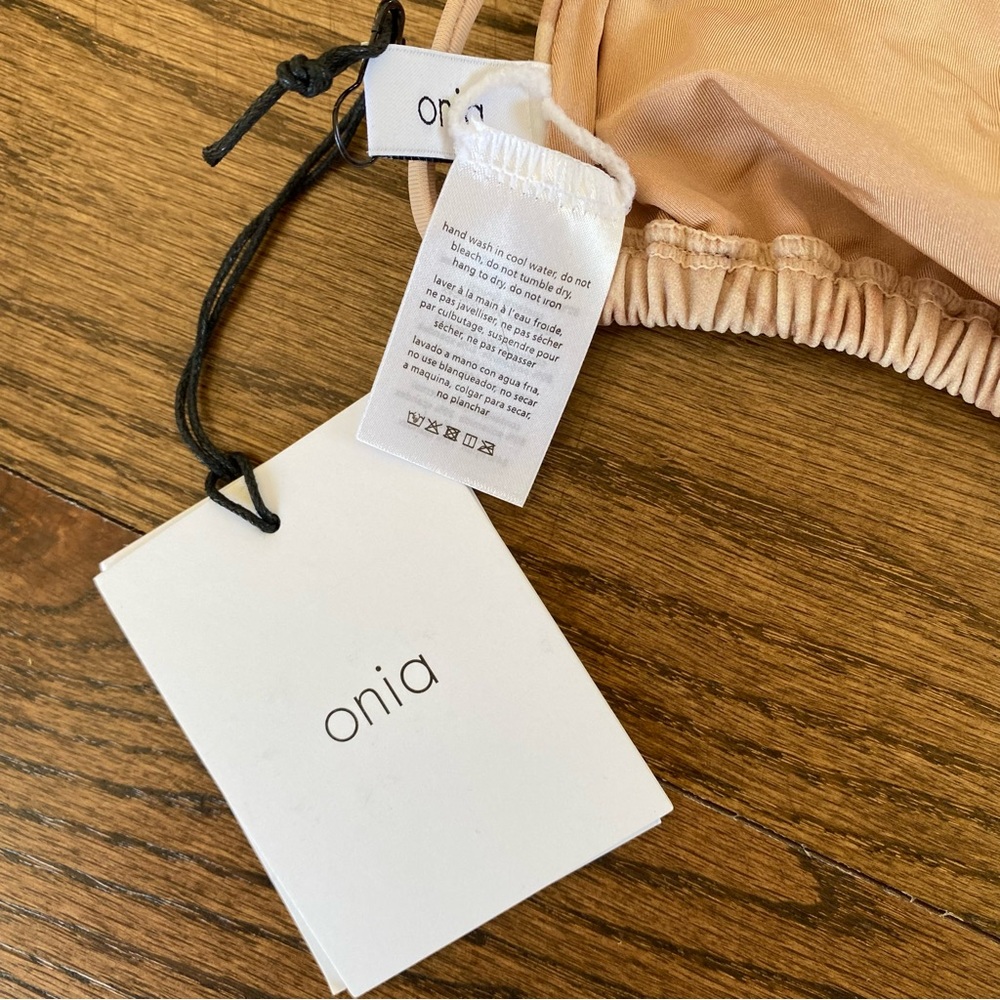 Onia Alexa Top in Nude Croc Multicolor, NWT - Picture 10 of 10